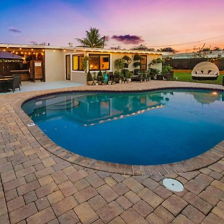 Private Heated Pool Oasis Pet-Friendly Retreat Short Or Long Stays Sleeps 2-8 Ppl Pompano Beach Exteriér fotografie