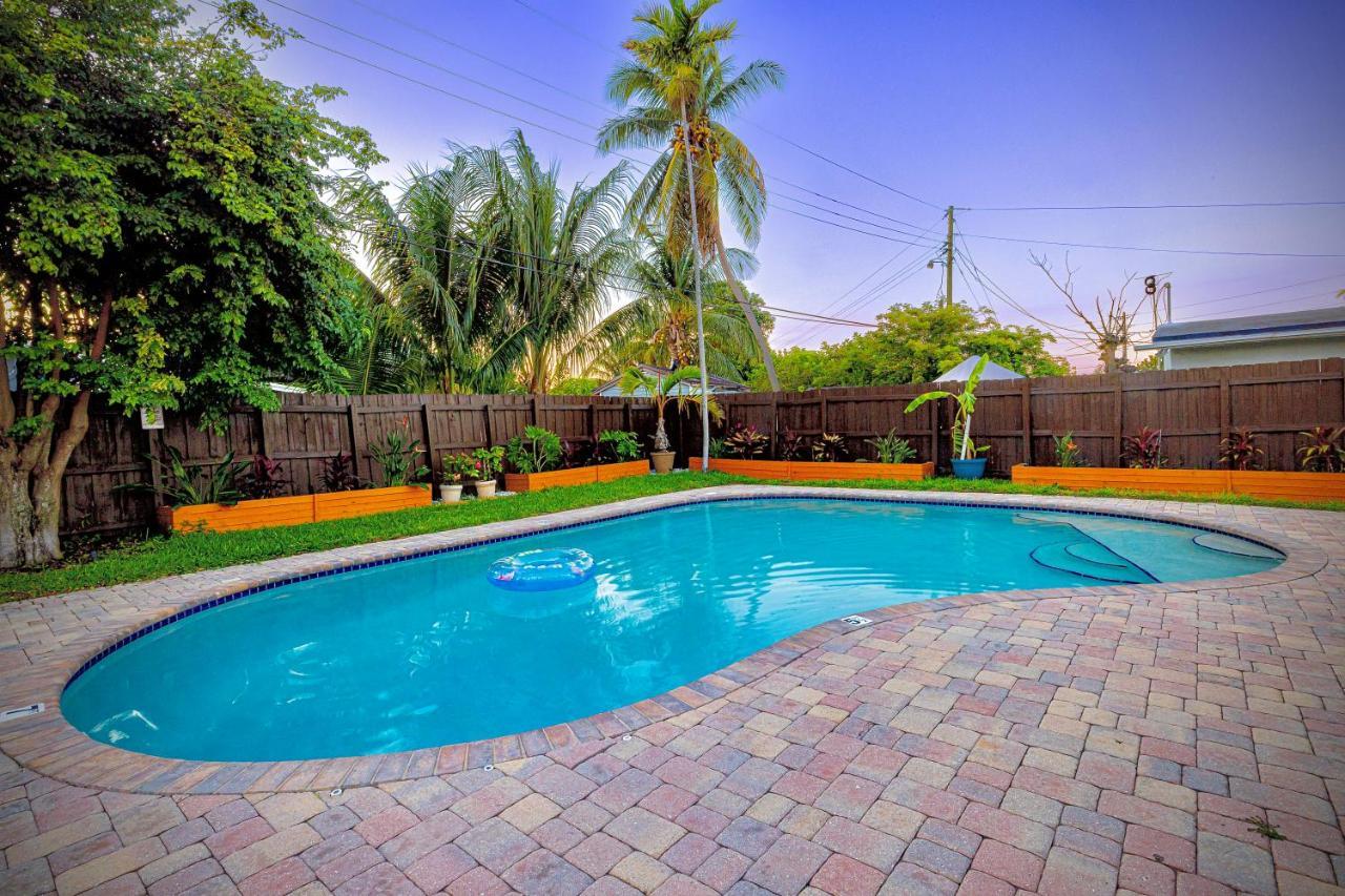 Private Heated Pool Oasis Pet-Friendly Retreat Short Or Long Stays Sleeps 2-8 Ppl Pompano Beach Exteriér fotografie