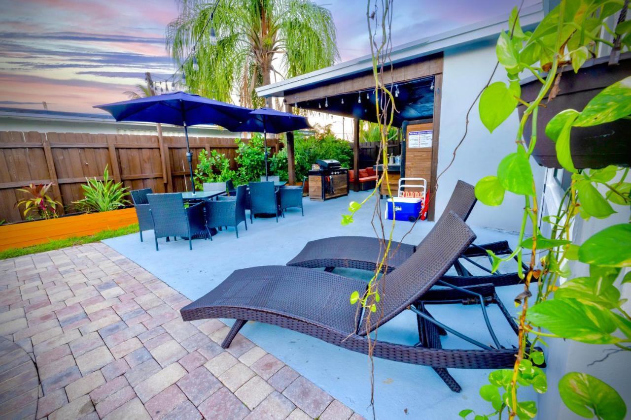 Private Heated Pool Oasis Pet-Friendly Retreat Short Or Long Stays Sleeps 2-8 Ppl Pompano Beach Exteriér fotografie