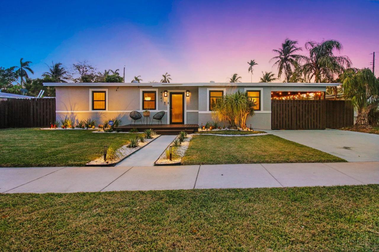Private Heated Pool Oasis Pet-Friendly Retreat Short Or Long Stays Sleeps 2-8 Ppl Pompano Beach Exteriér fotografie